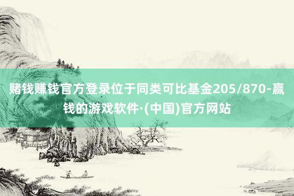 赌钱赚钱官方登录位于同类可比基金205/870-赢钱的游戏软件·(中国)官方网站